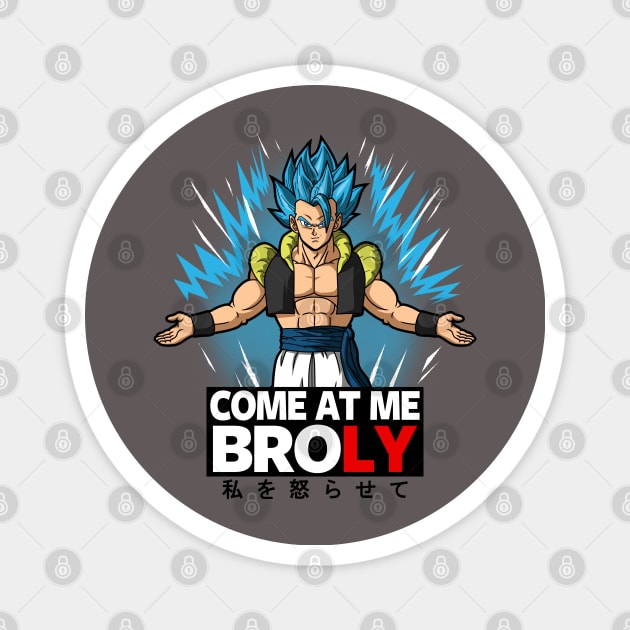 Come At Me Bro Japanese Anime Manga Superhero Otaku Meme Parody Magnet by BoggsNicolas